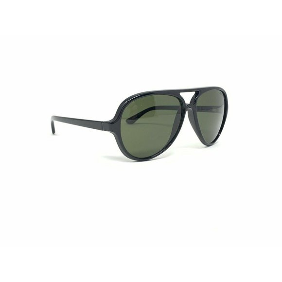 Childe Eyewear DELETE Plant-Based Green Polarized Black Sunglasses Excellent main image 7